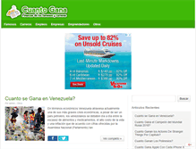 Tablet Screenshot of cuanto-gana.com